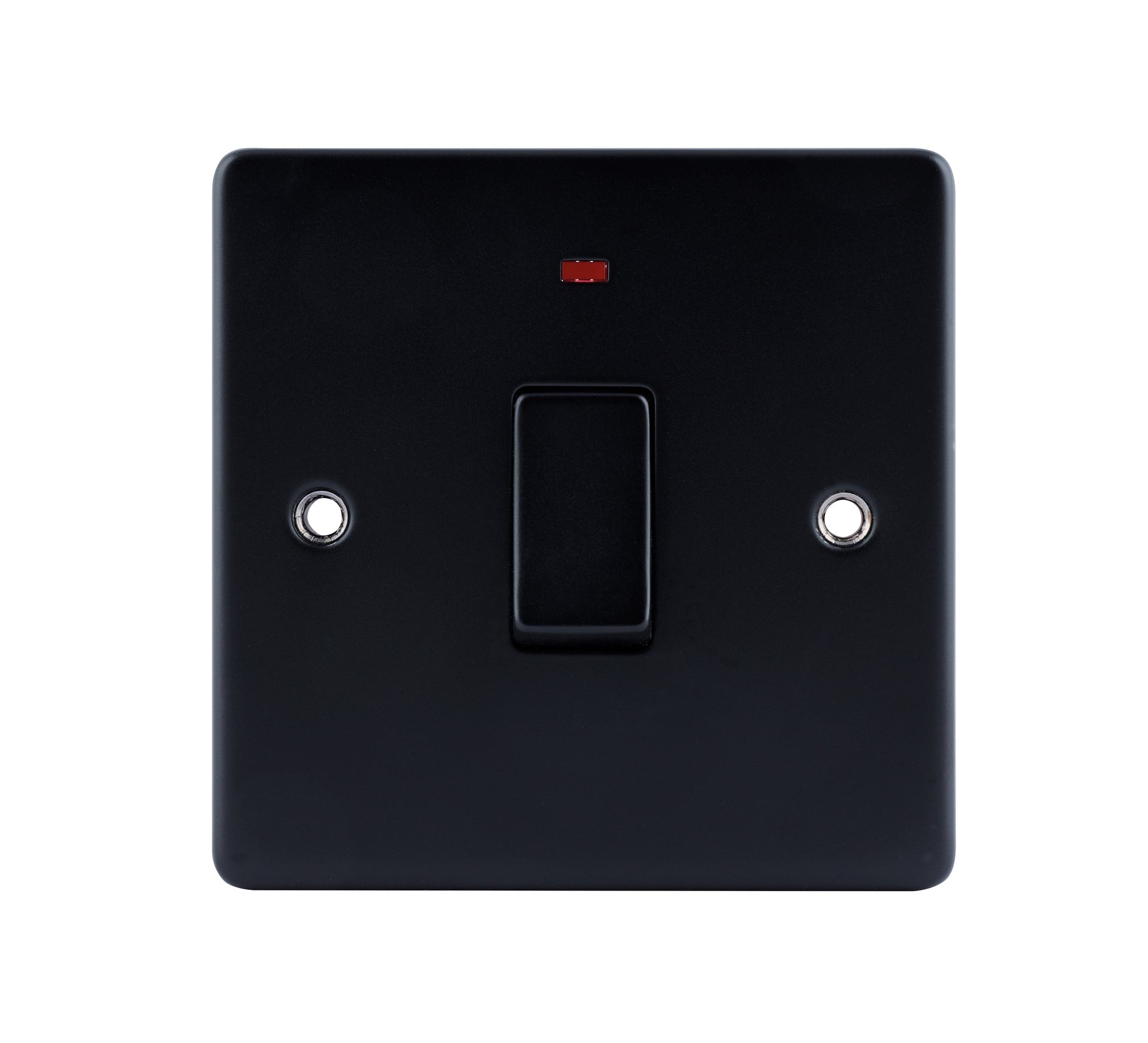 D-SP20DPN-MBM 20A DP Switch with Neon Metal Insert Matt Black